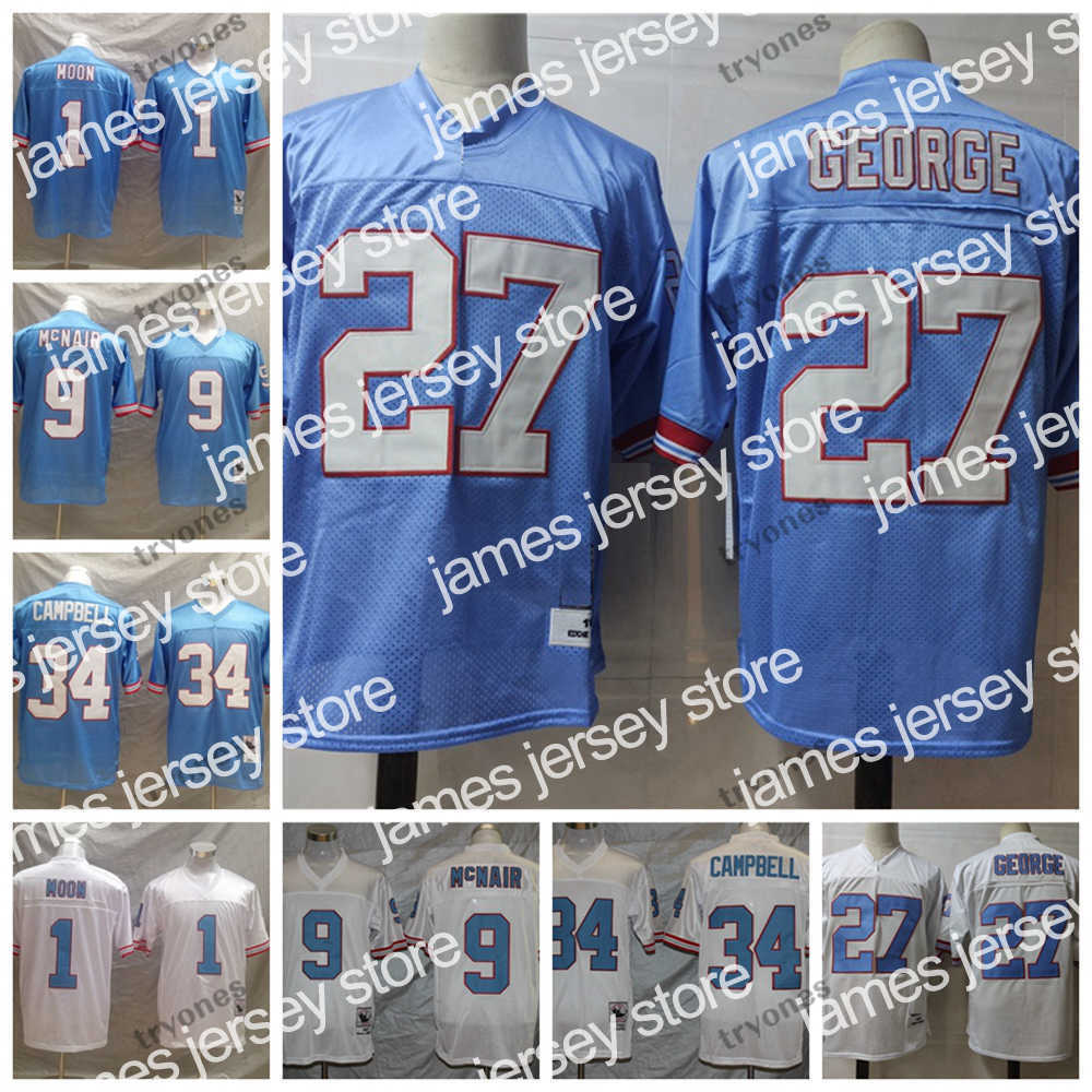 Football Jerseys Vintage 1997 Oilers 27 Eddie George 1 Warren Moon Football Jerseys 34 Earl Campbell 9 Steve McNair Stitched Shirts Embroidery Mens Jersey, Blue 9
Football Jerseys Vintage 1997 Oilers 27 Eddie George 1 Warren Moon Football Jerseys 34 Earl Campbell 9 Steve McNair Stitched Shirts Embroidery Mens Jersey, Blue 9