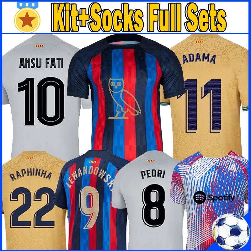 XXXL 4XL 22 23 Barcelonas Soccer Jerseys Drake's OVO Sound 2022 2023 LEWANDOWSKI ANSU FATI O. DEMBELE RAPHINHA FERRAN M.DEPAY PEDRI GAVI Footabll Men Kids Kits Shirts, 22-23 home patch
XXXL 4XL 22 23 Barcelonas Soccer Jerseys Drake's OVO Sound 2022 2023 LEWANDOWSKI ANSU FATI O. DEMBELE RAPHINHA FERRAN M.DEPAY PEDRI GAVI Footabll Men Kids Kits Shirts, 22-23 home patch