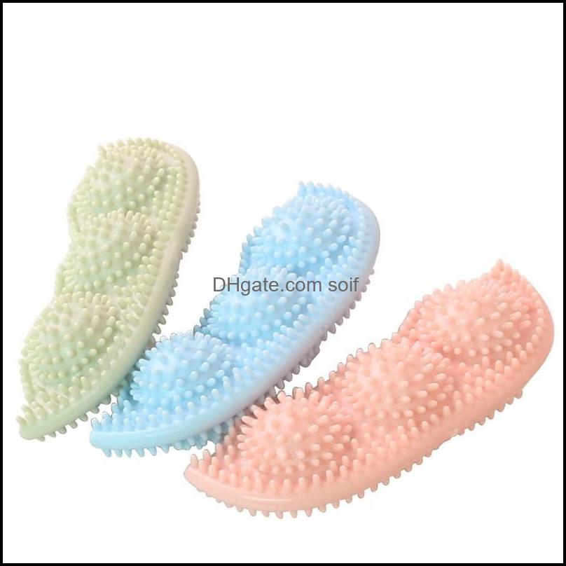 free shipping Chews Family Pets Toys Molars Peas Shape e Color Portable Elastic Dog Toy Molar Gnaw Bite Cleaning Teeth Plaything Reu Dhvkr