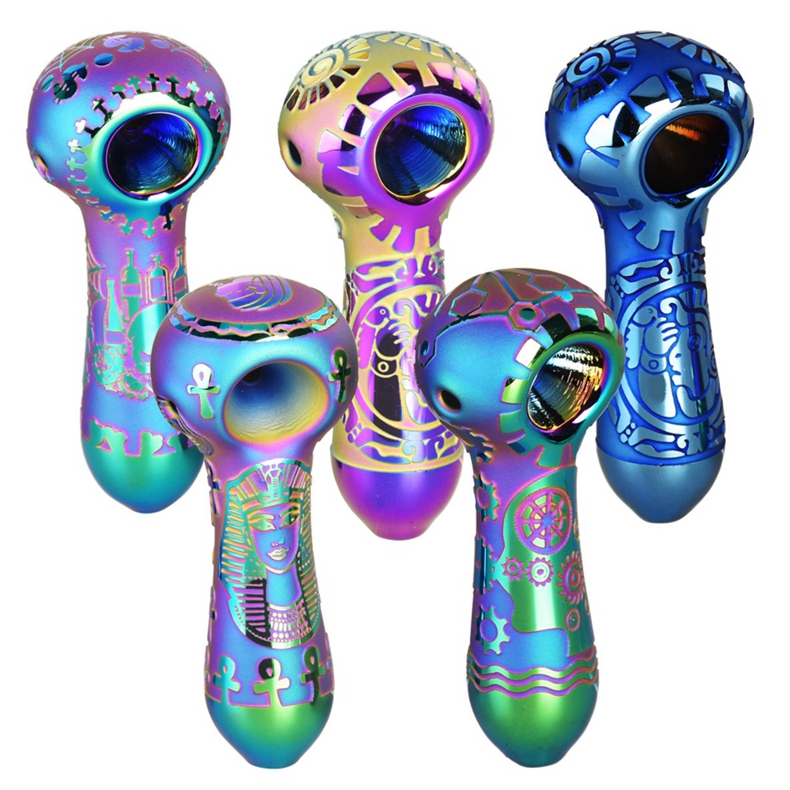 Colorful Rainbow Pyrex Thick Glass Pipes Portable Innovative Design Spoon Filter Dry Herb Tobacco Bong Handpipe Cigarette Holder Handmade Oil Rigs Smoking
Colorful Rainbow Pyrex Thick Glass Pipes Portable Innovative Design Spoon Filter Dry Herb Tobacco Bong Handpipe Cigarette Holder Handmade Oil Rigs Smoking