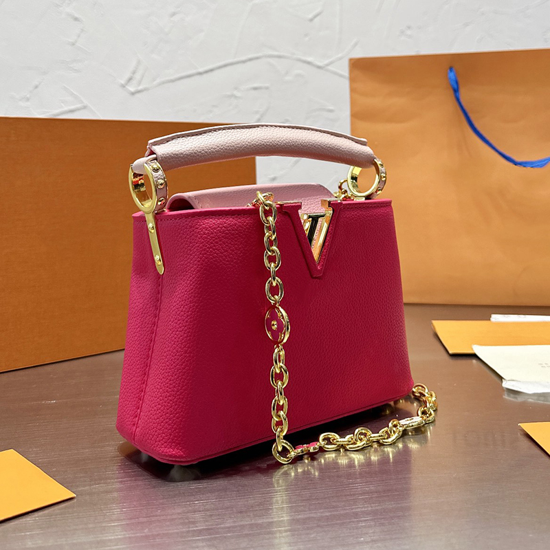 Leather shoulder bag Handbag women Lady Tote Crossbody Bag designer Capucines mini bags M59440 width 21 cm, 18
Leather shoulder bag Handbag women Lady Tote Crossbody Bag designer Capucines mini bags M59440 width 21 cm, 18
