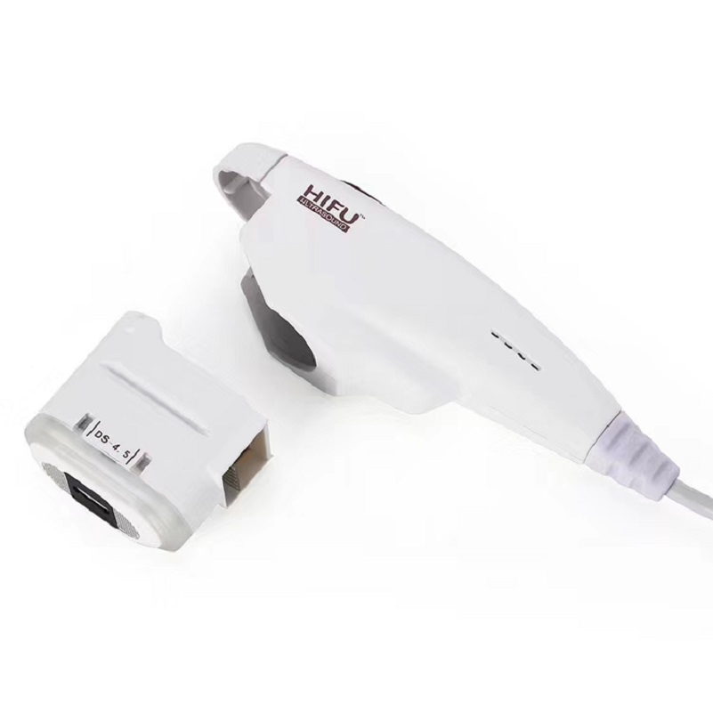 RF Equipment pink 2D hifu mini hfu for home use for face lift eyes wrinkle removal 2 in 1 machine