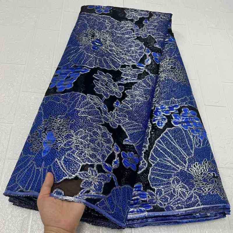 Fabric Navy Large Floral African Jacquard Dress Fabrics Luxury Nigeria Asoebi Party Wedding Clothing Materials J220909
Fabric Navy Large Floral African Jacquard Dress Fabrics Luxury Nigeria Asoebi Party Wedding Clothing Materials J220909