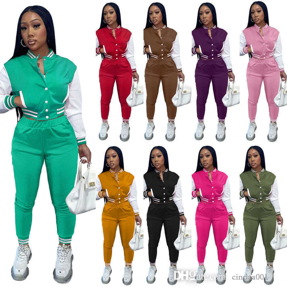 Designer Womens Clothes New Fashion Tracksuits Letter Printed Splicing Two Piece Baseball Jogger Suit For 2022 Fall Winter Add Xs, A1-a10(xs-xxl)
Designer Womens Clothes New Fashion Tracksuits Letter Printed Splicing Two Piece Baseball Jogger Suit For 2022 Fall Winter Add Xs, A1-a10(xs-xxl)
