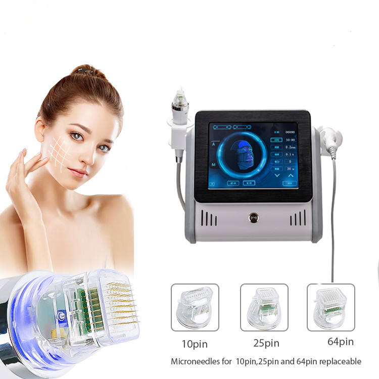 Fractional RF Microneedle Device with Insulated needle/CE approved medical standard radio frequency rf machine for facial