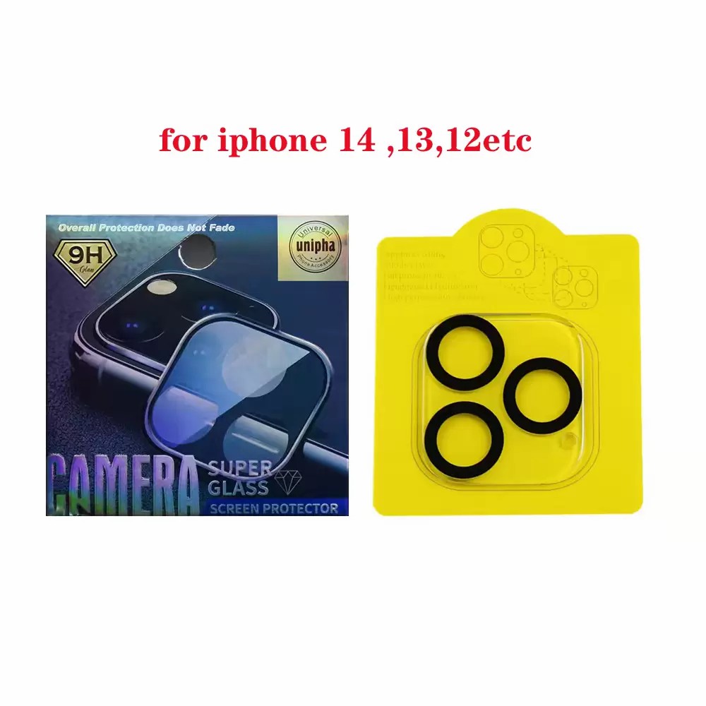 Tempered Glass Back Camera Lens Protector Screen Protectors Film for iPhone 14 13 12 Mini 11 Pro Max 3D Transparent Scratch-Resistant Full Cover With retail packaging
Tempered Glass Back Camera Lens Protector Screen Protectors Film for iPhone 14 13 12 Mini 11 Pro Max 3D Transparent Scratch-Resistant Full Cover With retail packaging