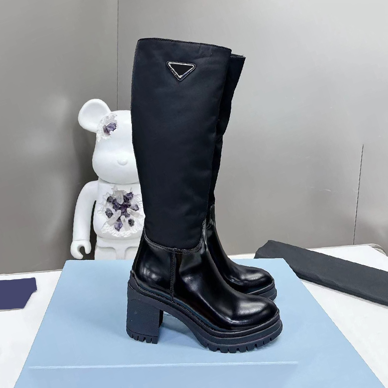 2023SS Designer Women Nylon Bright Leather Boots Monolith Shiny Combat Shoes Hailf Outdoor Thick Bottom Mid-length Long Boot, Colour 3
2023SS Designer Women Nylon Bright Leather Boots Monolith Shiny Combat Shoes Hailf Outdoor Thick Bottom Mid-length Long Boot, Colour 3