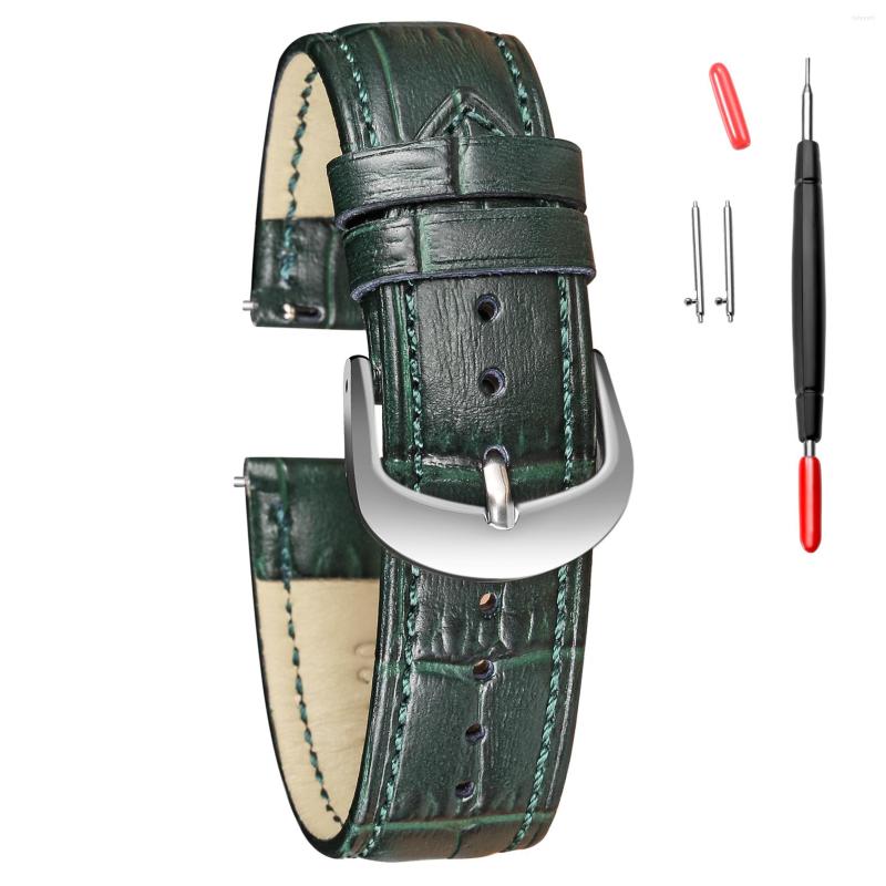 Watch Bands Alligator Embossed Leahter Quick Release Green Handmade Top Grain Replacement Watches Strap 16mm 18mm 20mm 22mm
Watch Bands Alligator Embossed Leahter Quick Release Green Handmade Top Grain Replacement Watches Strap 16mm 18mm 20mm 22mm