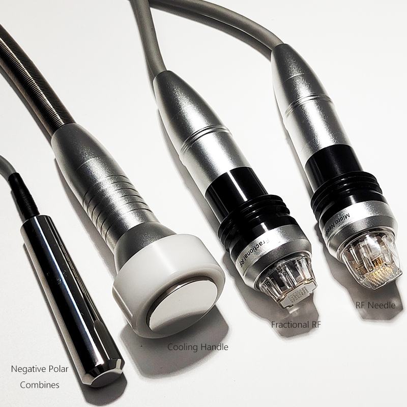 Rf Microneedling Skin Tightening Equipment Anti-Aging Gold Fractional Microneedle Facial Beauty Machine TM50B