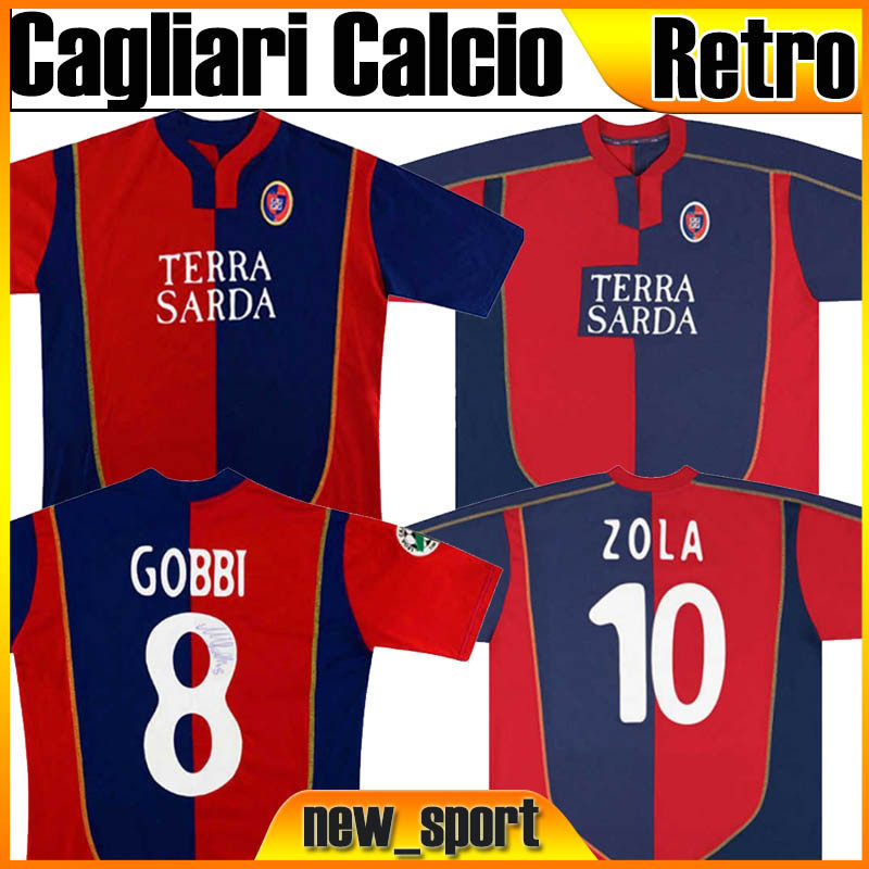 Cagliari Calcio Retro soccer jerseys Zola Gobbi 2003 04 05 Joao Pedro Godin Nandez Centenary Men Kids Kit socks full sets football shirts Men size S-XXL, 2004-05 home
Cagliari Calcio Retro soccer jerseys Zola Gobbi 2003 04 05 Joao Pedro Godin Nandez Centenary Men Kids Kit socks full sets football shirts Men size S-XXL, 2004-05 home