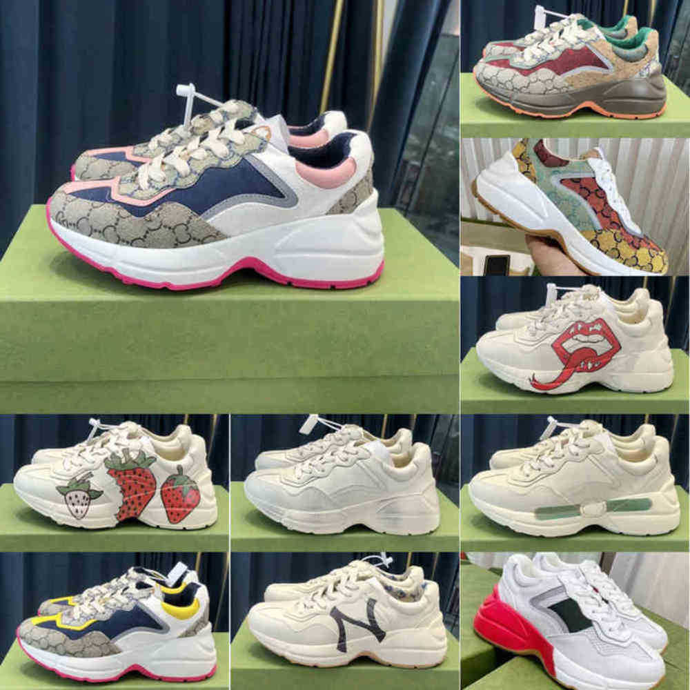 Designer Rhyton Shoes Men Trainers Ladies Shoe Fashion Sneakers Sneaker Vintage Luxury Chaussures Wave Mouth Box 44Nf Beige, Color 94
Designer Rhyton Shoes Men Trainers Ladies Shoe Fashion Sneakers Sneaker Vintage Luxury Chaussures Wave Mouth Box 44Nf Beige, Color 94