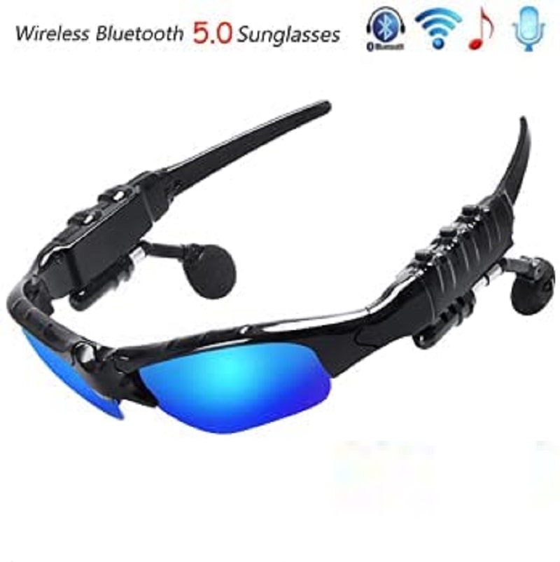 Smart Glasses Stereo Bluetooth V5.0 Headset Sunglasses Wireless Telephone Polarized support Sports Driving Used for all smartphones PC 2 colors
Smart Glasses Stereo Bluetooth V5.0 Headset Sunglasses Wireless Telephone Polarized support Sports Driving Used for all smartphones PC 2 colors