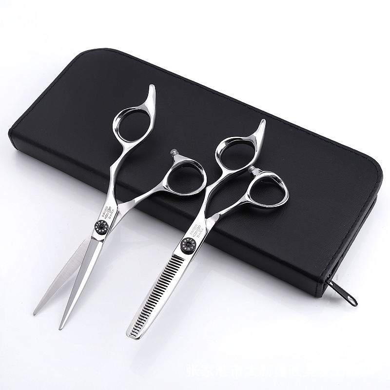 Factory Wholesale 440C Steel Thinning Thinning Scissors Hairdressing Scissors Barber Special Straight Snips Thinning Shear Knife Wholesale