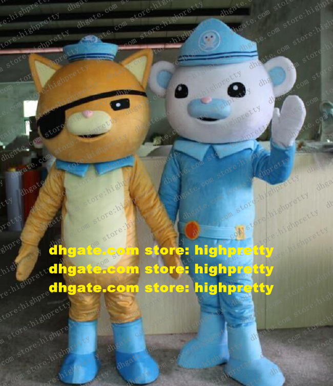 Octonauts Movie Captain Barnacles & kwazii Polar Bear Police Mascot Costume Adult Cartoon Mise En Scene Start Business zz7945, Brown one
Octonauts Movie Captain Barnacles & kwazii Polar Bear Police Mascot Costume Adult Cartoon Mise En Scene Start Business zz7945, Brown one