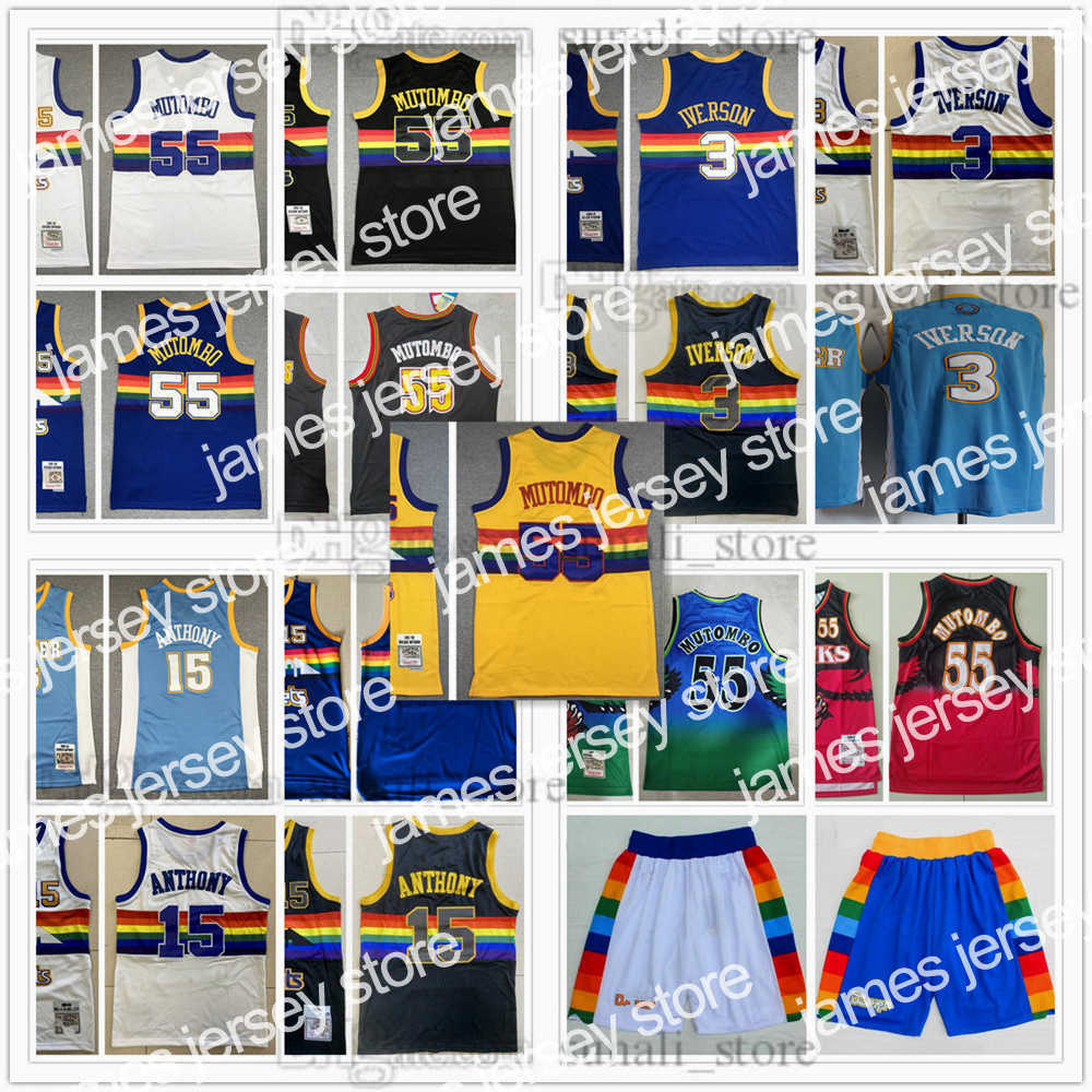 College Basketball Wears Mitchell Ness 1991-92 Dikembe 55 Mutombo 1996-97 Jerseys Retro Basketball 2006-07 Allen 3 Iverson 2003-04 Carmelo 15 Anthony Stitched Mes, Blue
College Basketball Wears Mitchell Ness 1991-92 Dikembe 55 Mutombo 1996-97 Jerseys Retro Basketball 2006-07 Allen 3 Iverson 2003-04 Carmelo 15 Anthony Stitched Mes, Blue