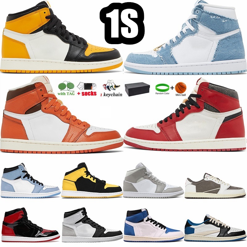Jumpman 1 1s Basketball Shoes Mens Patent Bred Starfish Denim University Blue Prototype Chicago Man Woman S Retroes Sports Sneakers Designer Trainers, Withoutbox15
Jumpman 1 1s Basketball Shoes Mens Patent Bred Starfish Denim University Blue Prototype Chicago Man Woman S Retroes Sports Sneakers Designer Trainers, Withoutbox15