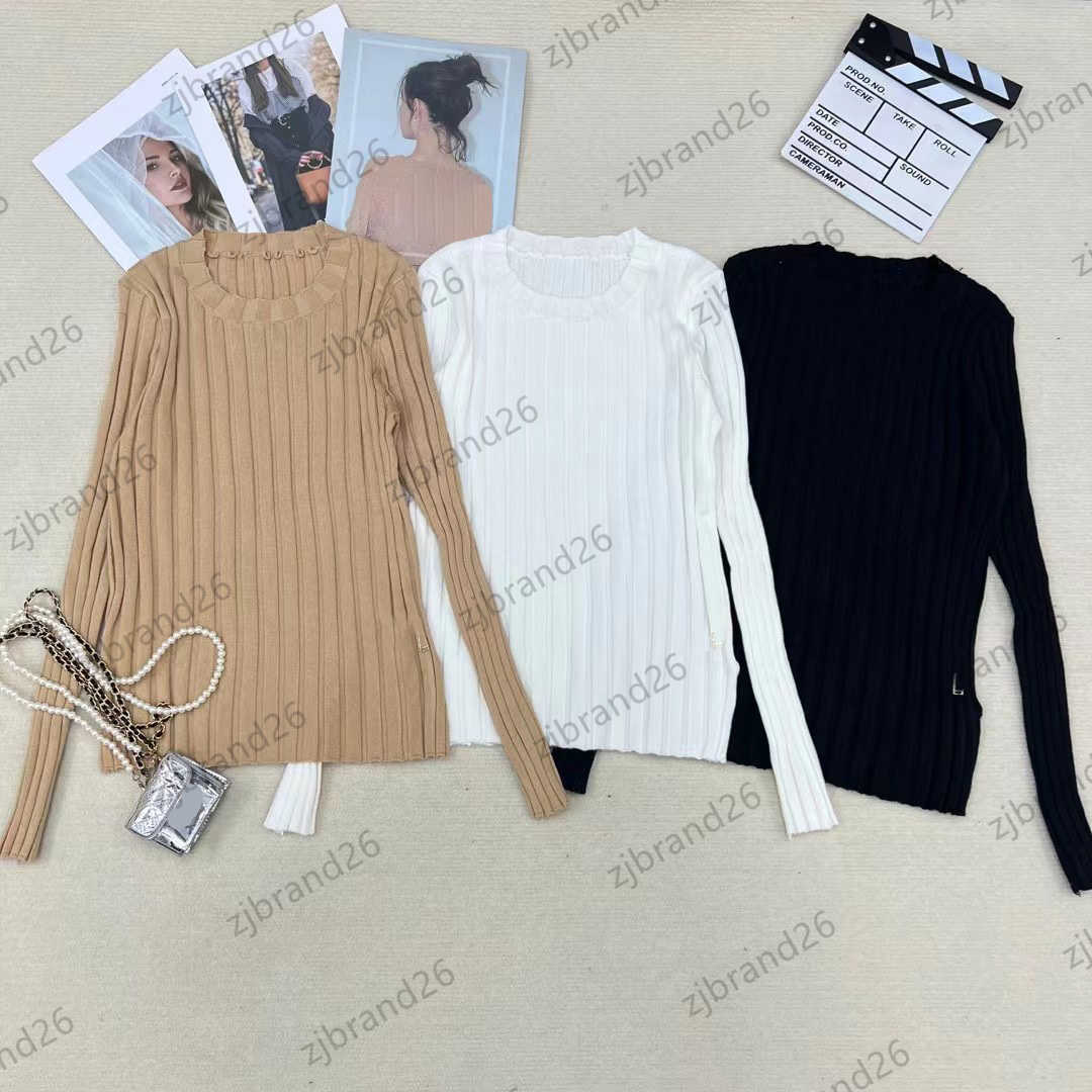 Designer Sweater Womens Vertical Striped Metal Logo Knitted Sweaters Classic Round Collar Pullover Regular Knitwear Women Clothing 3 Colors, 1 purple
Designer Sweater Womens Vertical Striped Metal Logo Knitted Sweaters Classic Round Collar Pullover Regular Knitwear Women Clothing 3 Colors, 1 purple