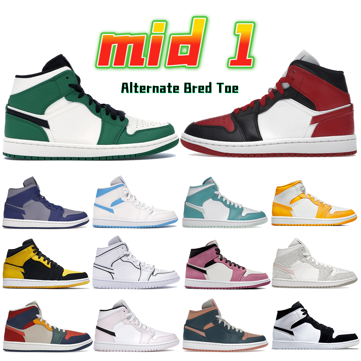 TOP jumpman Mid 1 1s retro basketball shoes light smoke grey chicago toe New Love Barely Orange SE Sesame Barely Rose Carbon Fiber men women designer sneakers EUR 36-46, Shoe box
TOP jumpman Mid 1 1s retro basketball shoes light smoke grey chicago toe New Love Barely Orange SE Sesame Barely Rose Carbon Fiber men women designer sneakers EUR 36-46, Shoe box