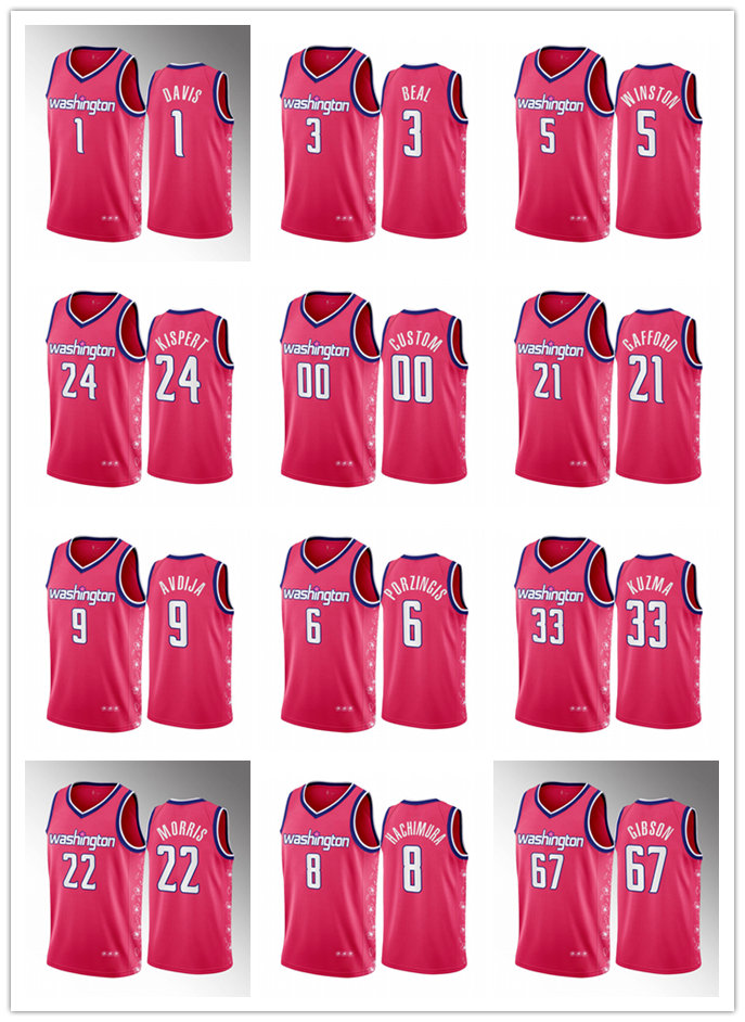 Basketball Jersey Bradley Beal #3 Kristaps Porzingis #6 Kyle Kuzma #33 2022-23 City Washington''Wizards''Men Pink Cherry Blossom
Basketball Jersey Bradley Beal #3 Kristaps Porzingis #6 Kyle Kuzma #33 2022-23 City Washington''Wizards''Men Pink Cherry Blossom