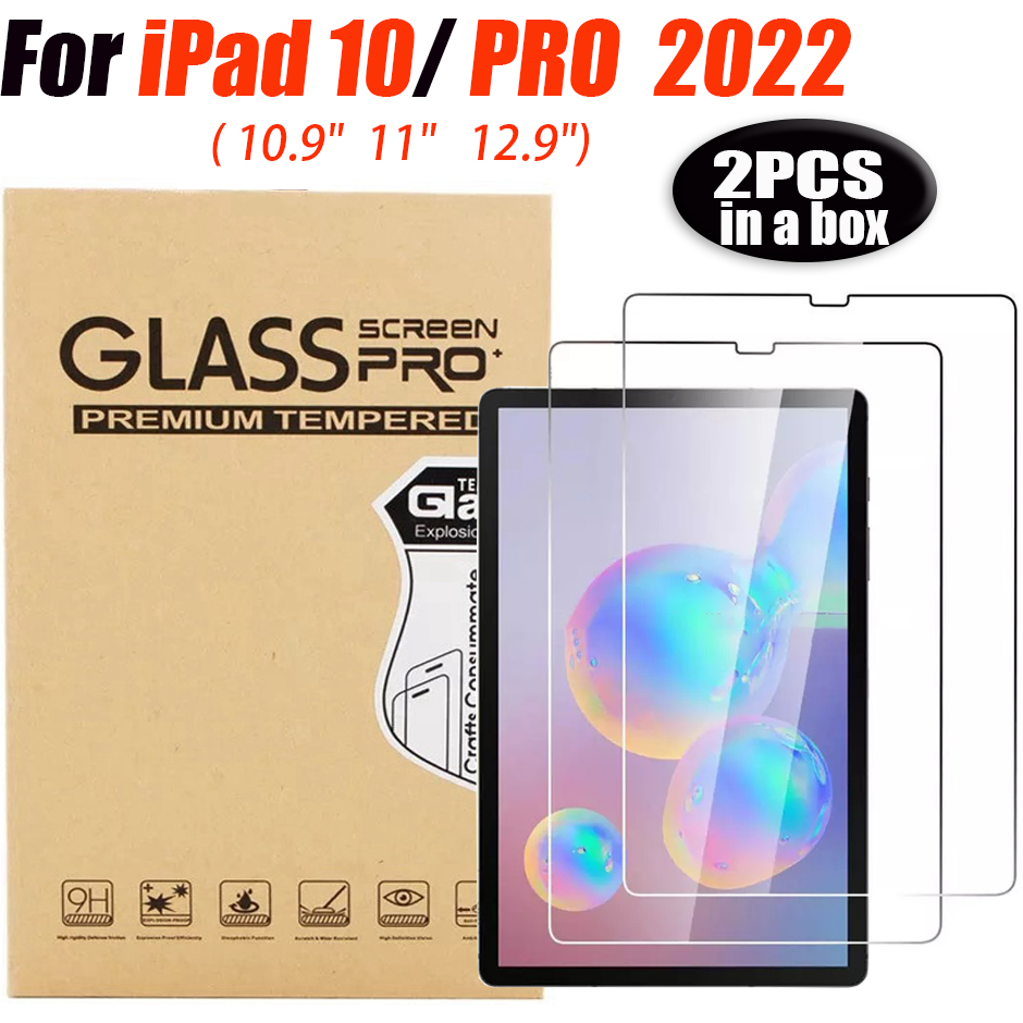 2 pack Tempered Glass Screen Protector For ipad 10 PRO 10pro 2022 10.9 11 12.9 inch Tablet Glass Film 2pcs in one Retail BOX Package
2 pack Tempered Glass Screen Protector For ipad 10 PRO 10pro 2022 10.9 11 12.9 inch Tablet Glass Film 2pcs in one Retail BOX Package