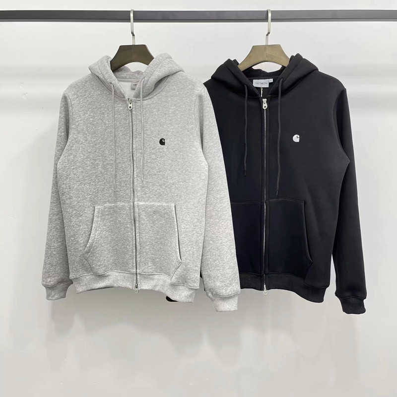 Designer hoodie mens hooded sweater Carhart zipper jacket loose casual hoody men women cardigan coats, Black
Designer hoodie mens hooded sweater Carhart zipper jacket loose casual hoody men women cardigan coats, Black