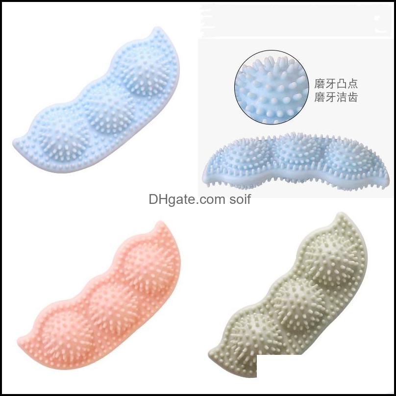 free shipping Chews Family Pets Toys Molars Peas Shape e Color Portable Elastic Dog Toy Molar Gnaw Bite Cleaning Teeth Plaything Reu Dhvkr