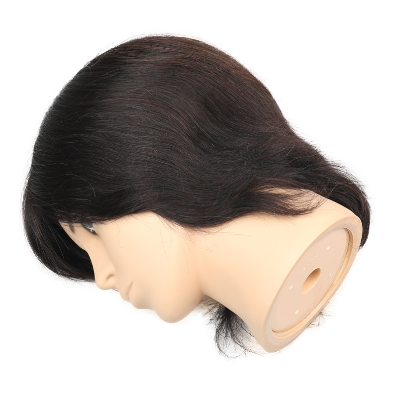 Mens Mannequin Head Haircut Hair Practice Head Mannequin Head Male Hair Model Mens Mannequin All Real Hair Mens Short Mannequ