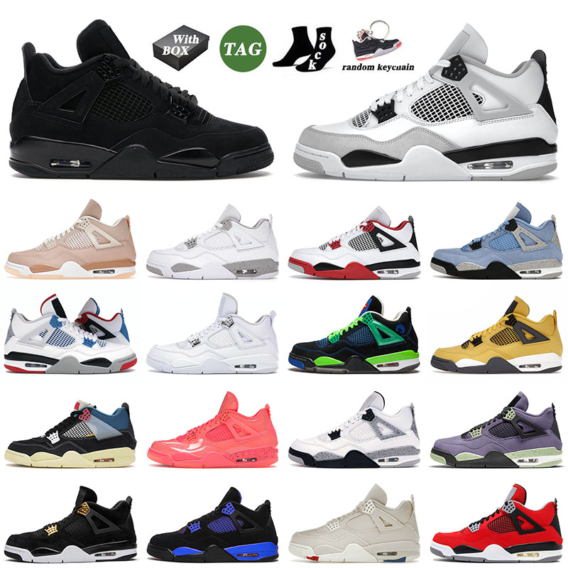 Military Black Cat 4 4s IV Basketball Shoes Top Jumpman Mens University Blue Purple Midnight Navy Jorda Taupe Haze J4 Sneakers Trainers Eur 4QKI, Separate colours
Military Black Cat 4 4s IV Basketball Shoes Top Jumpman Mens University Blue Purple Midnight Navy Jorda Taupe Haze J4 Sneakers Trainers Eur 4QKI, Separate colours