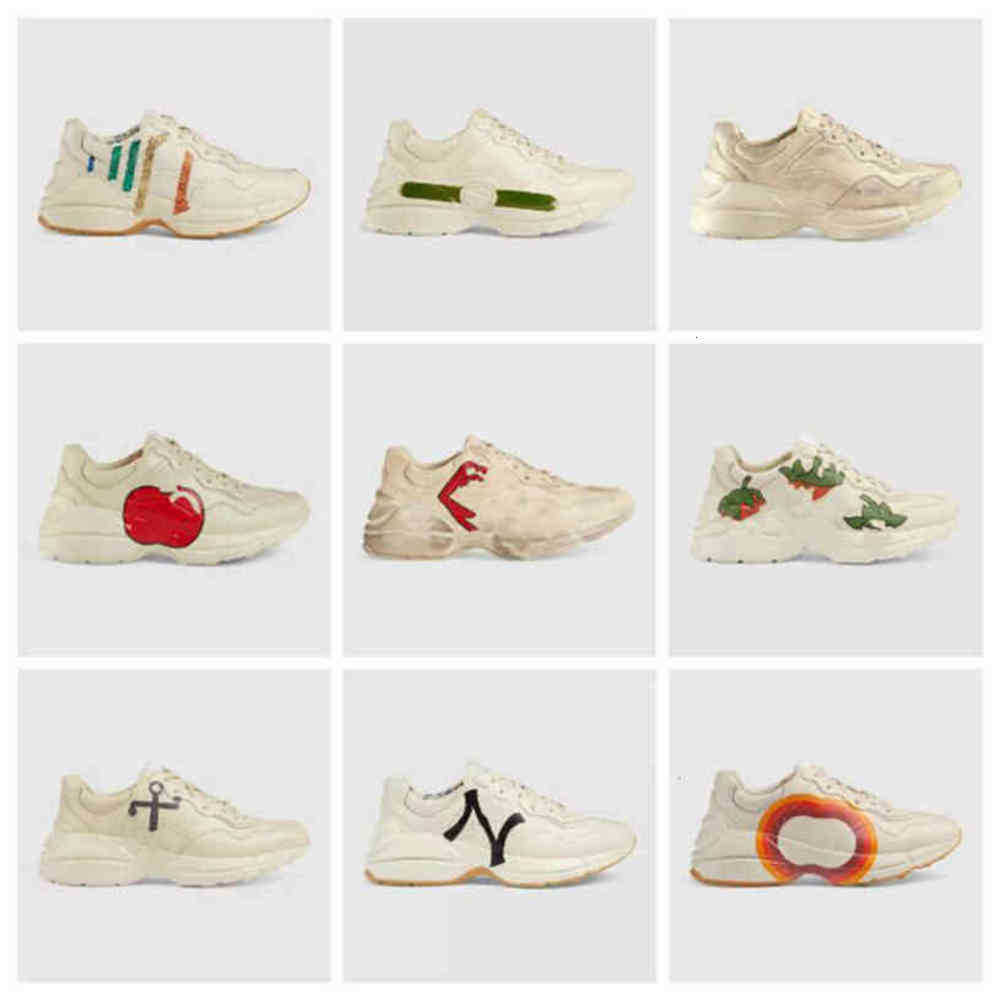 Luxury Rhyton Sneakers Designer Women Clunky Shoes Men Leather Lips Classic White Thick Bottom Sole Fashion Casual Shoes Top New Hot 52MY, Color 4
Luxury Rhyton Sneakers Designer Women Clunky Shoes Men Leather Lips Classic White Thick Bottom Sole Fashion Casual Shoes Top New Hot 52MY, Color 4