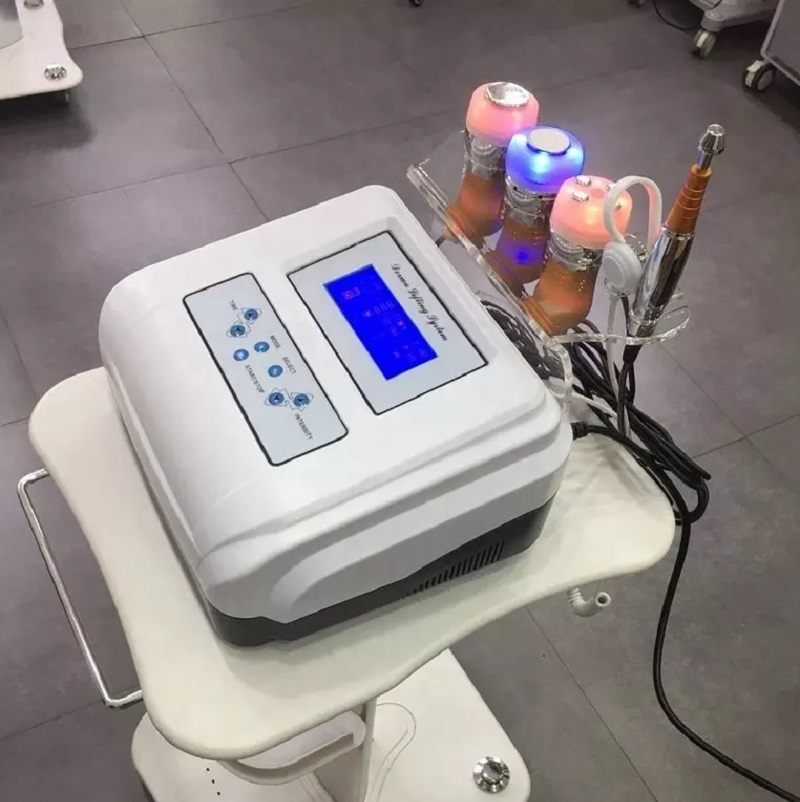4 IN 1 No-needle Mesotherapy Device Electroporation Needle-free Mesotherapy Apparatus RF Radio Frequency EMS Micro Electric