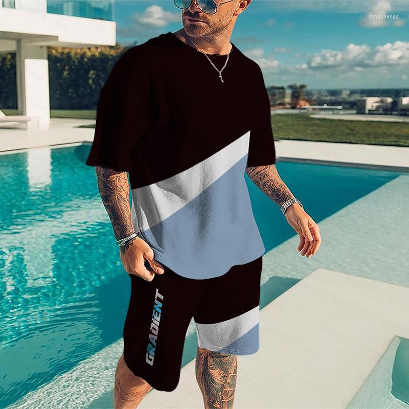 Men's Tracksuits 2022 Summer Fashion Striped Plaid T Shirt Sets Jogging Short Sleeve Casual Suit Men Tracksuit 3D Printed Breathable Clothes, Kz-ot8122 
Men's Tracksuits 2022 Summer Fashion Striped Plaid T Shirt Sets Jogging Short Sleeve Casual Suit Men Tracksuit 3D Printed Breathable Clothes, Kz-ot8122