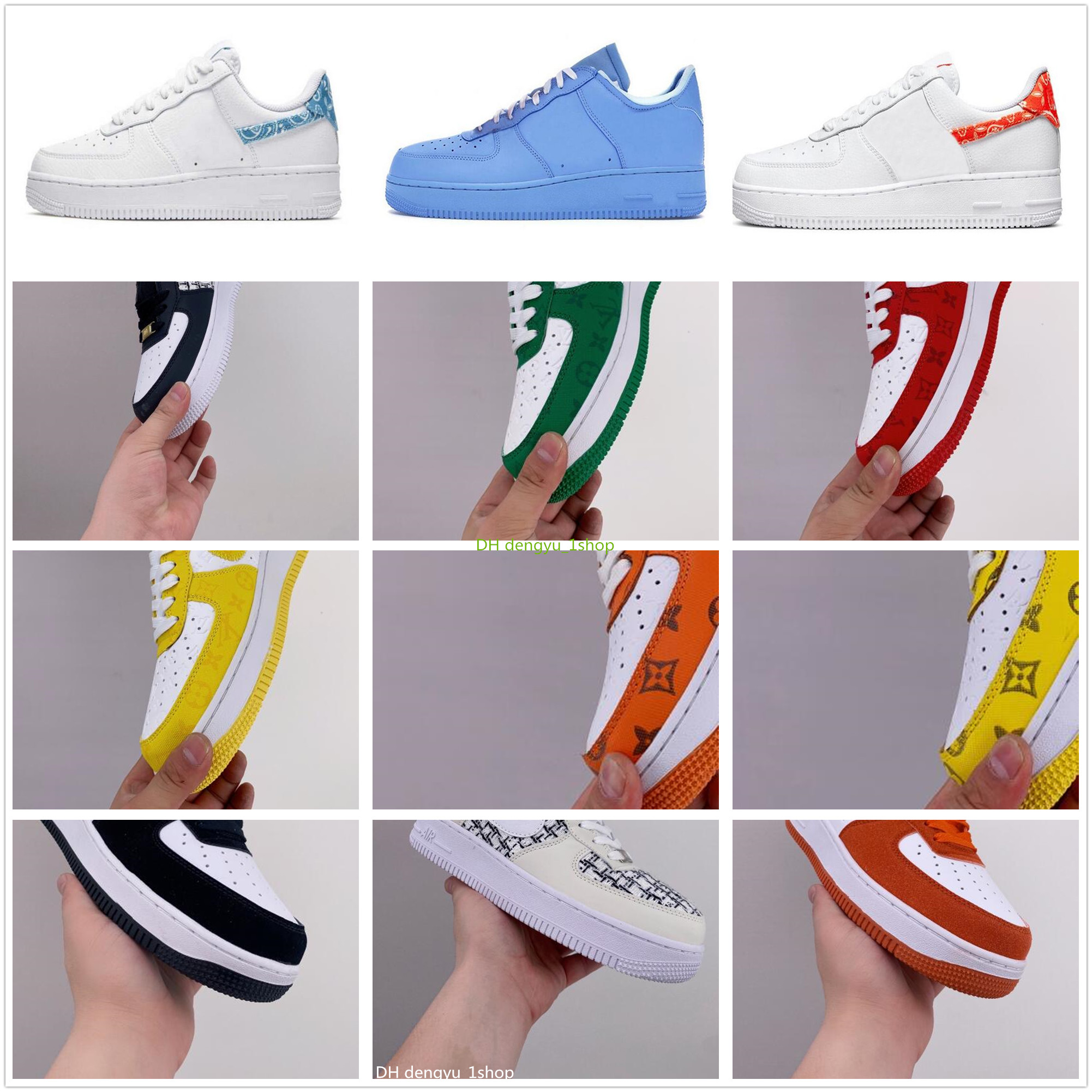 TOP Men women New WHITE x 1 Low Forces MCA University Blue Mens Running Shoes fashion Designers Sneakers air one des chaussures off shoes
TOP Men women New WHITE x 1 Low Forces MCA University Blue Mens Running Shoes fashion Designers Sneakers air one des chaussures off shoes