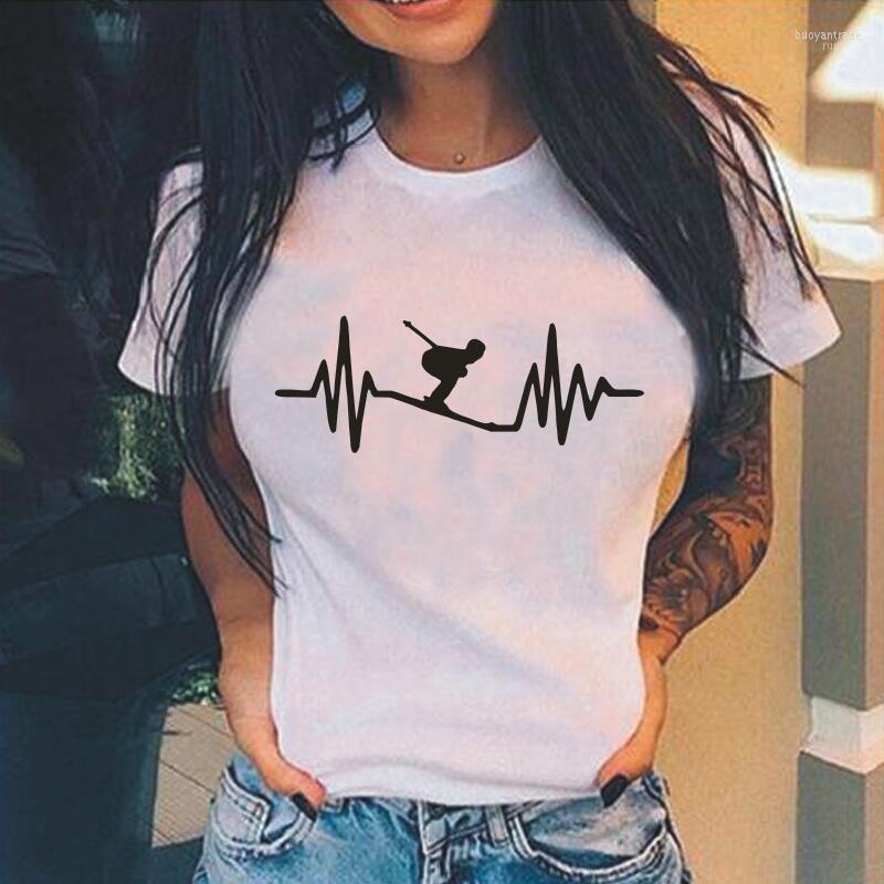 Women' T Shirts Women' T-Shirt Funny Ski Heartbeat Shirt Women Tops Skier T-shirts Winter Sports Slope Tee Femme Go Skiing Casual, Black
Women' T Shirts Women' T-Shirt Funny Ski Heartbeat Shirt Women Tops Skier T-shirts Winter Sports Slope Tee Femme Go Skiing Casual, Black
