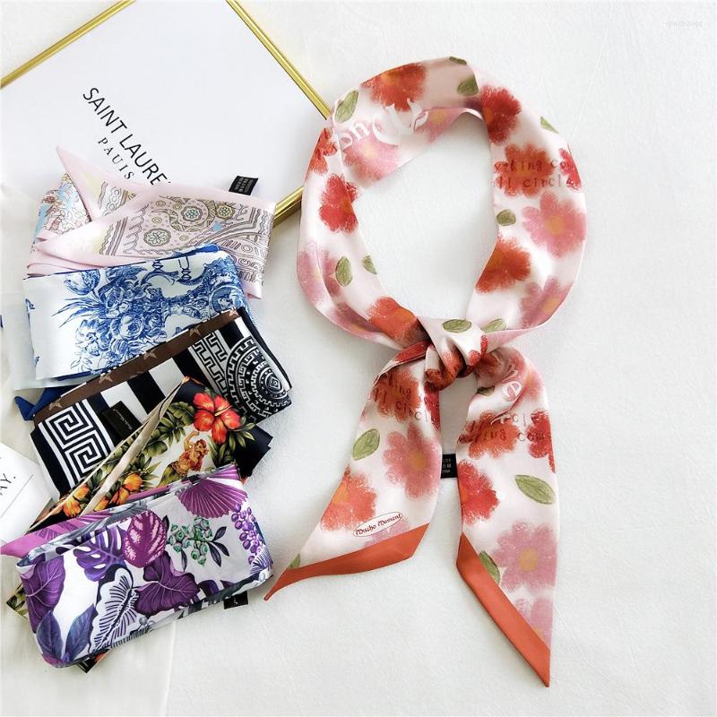 Scarves Fashion Foulard Silk Scarf For Women Head Print Small Female Tie Bag Ladies SJ342
Scarves Fashion Foulard Silk Scarf For Women Head Print Small Female Tie Bag Ladies SJ342