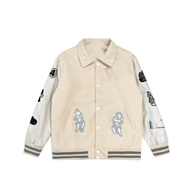 jacket stitching Mens letter jackets Baseball embroidery autumn and winter men loose causal outwear coats 9BWE
jacket stitching Mens letter jackets Baseball embroidery autumn and winter men loose causal outwear coats 9BWE