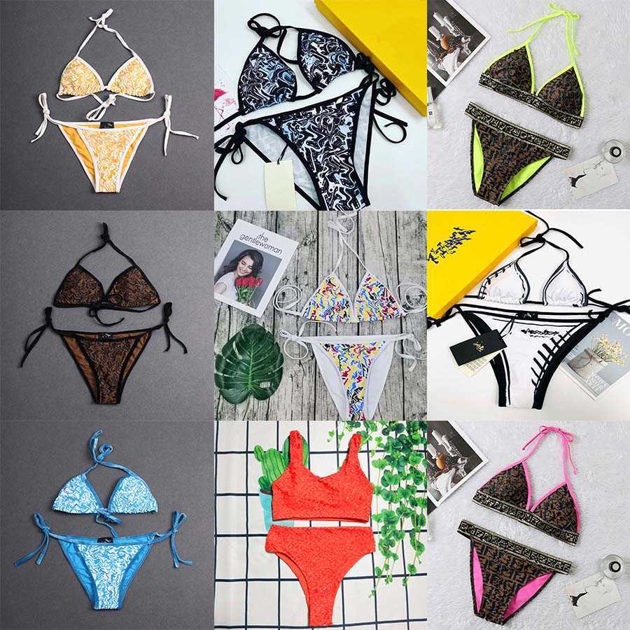 Women's Plus Size Swimwear Fashion Bikini Lingerie Swimwear Designer Ladies High Quality Summer Swimwear Nylon Material Back