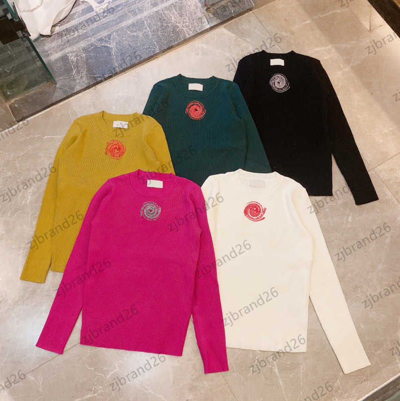 Womens Sweater Tweed Embroidered Knitted Tops Thin Wool Stockinette Stitch Tight Base Knitwear Soft Skin-friendly Comfortable Women Apparel 5 Colors 1970
Womens Sweater Tweed Embroidered Knitted Tops Thin Wool Stockinette Stitch Tight Base Knitwear Soft Skin-friendly Comfortable Women Apparel 5 Colors 1970