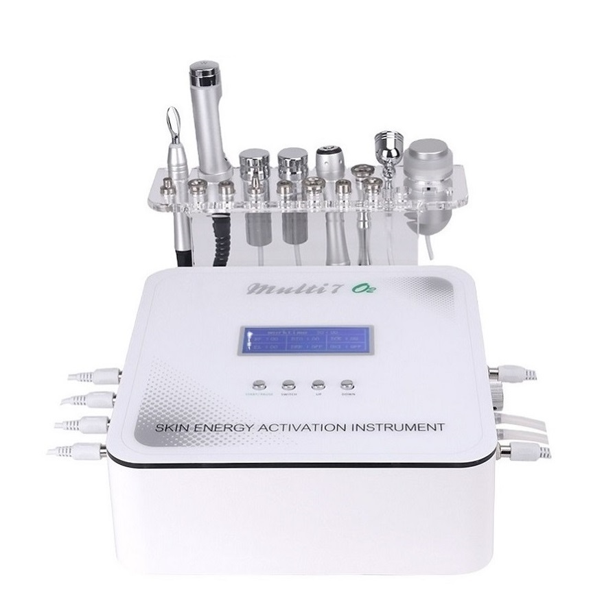 Facial RF Electroporation Mesotherapy Machine, No-Needle Diamond Meso Microdermabrasion for Skin Tightening, Rejuvenation, and RF Ultrasonic Treatment