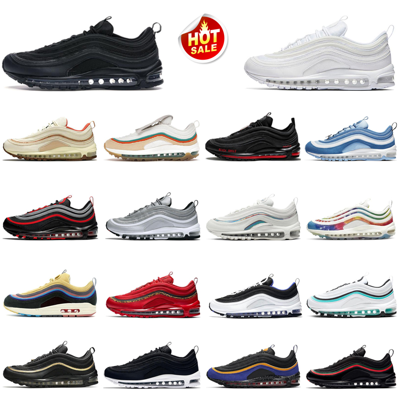 Designer Running shoes 97 97s The Future Persian Violet Silver Bullet New Style of Mens and Women Trainers Sneakers EUR 36-45, #15 black gold
Designer Running shoes 97 97s The Future Persian Violet Silver Bullet New Style of Mens and Women Trainers Sneakers EUR 36-45, #15 black gold