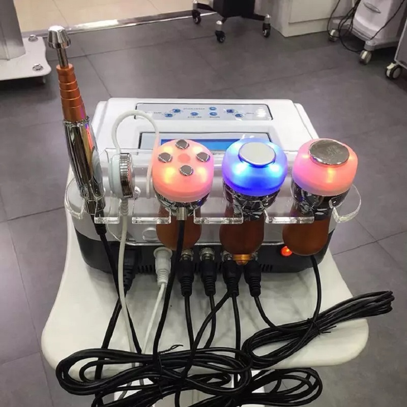 4 IN 1 No-needle Mesotherapy Device Electroporation Needle-free Mesotherapy Apparatus RF Radio Frequency EMS Micro Electric