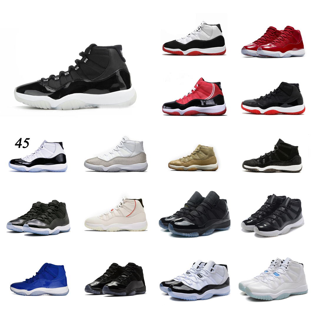 Retro mens jumpman 11s basketball shoes lebron 20 kids womens 11 xi og sneakers prom night Black Red Bred White 25th Jubilee tennis with box
Retro mens jumpman 11s basketball shoes lebron 20 kids womens 11 xi og sneakers prom night Black Red Bred White 25th Jubilee tennis with box