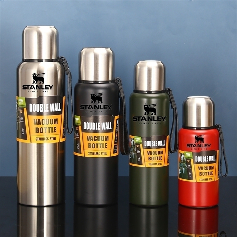 Water Bottles 500ml 800ml 1000ml 1500ml Stanley Thermal Cup Bottle For Strap Cover Stainless Steel Double Wall Vacuum Flask 221018
Water Bottles 500ml 800ml 1000ml 1500ml Stanley Thermal Cup Bottle For Strap Cover Stainless Steel Double Wall Vacuum Flask 221018