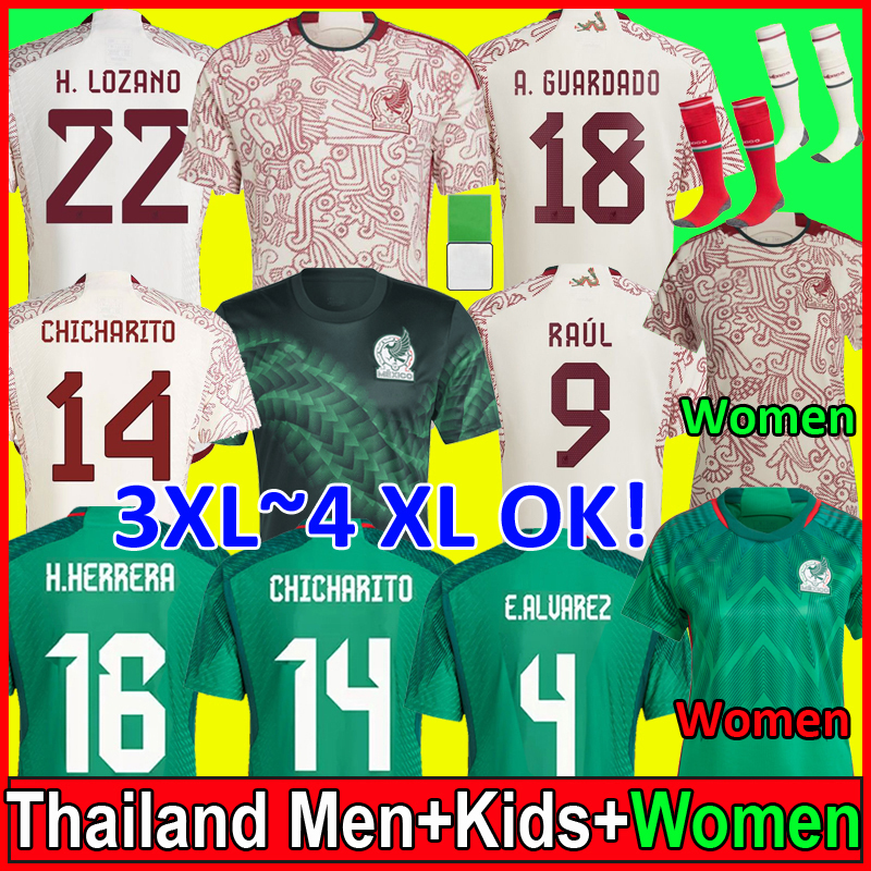 Big Size 3XL 4XL Mexico soccer jersey 2023 Fans Player RAUL H.LOSANO GUARDADO CHICHARITO G DOS SANTOS 22 23 football shirt mexican men kids sets uniform camiseta futbol, Away
Big Size 3XL 4XL Mexico soccer jersey 2023 Fans Player RAUL H.LOSANO GUARDADO CHICHARITO G DOS SANTOS 22 23 football shirt mexican men kids sets uniform camiseta futbol, Away