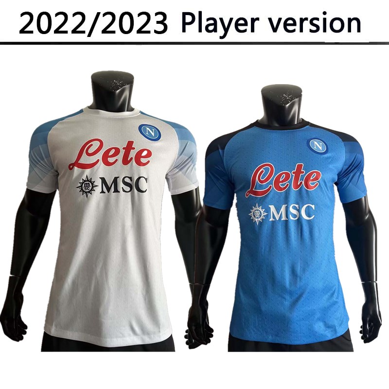 2022 2023 Napoli Player Version home Soccer Jerseys KVARATSKHELIA Burlon MARADONA Maglietta da calciatore OSIMHEN INSIGNE 22 23 SSC Naples MAGLIA MERTENS shirt