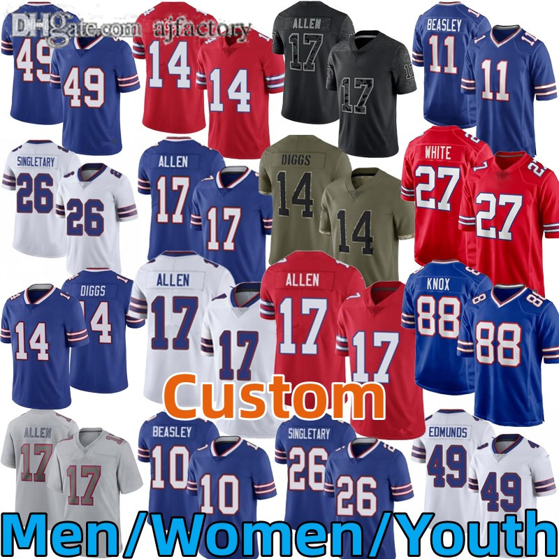 17 Josh Allen Football Jersey Buffalos Stefon Diggs Von Miller Gabriel Davis Billes Dawson Knox Micah Hyde Kaiir Elam TreDavious White Isaiah McKenzie Milano Poyer 6, Women jersey
17 Josh Allen Football Jersey Buffalos Stefon Diggs Von Miller Gabriel Davis Billes Dawson Knox Micah Hyde Kaiir Elam TreDavious White Isaiah McKenzie Milano Poyer 6, Women jersey
