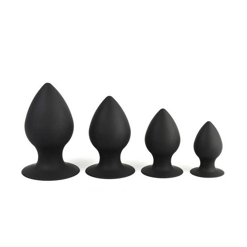

Beauty Items Super duy rozmiar korek analny silikonowy Butt Plug z silny zasysacz zabawki erotyczne dla kobiet Unisexy produkty mczyzn
