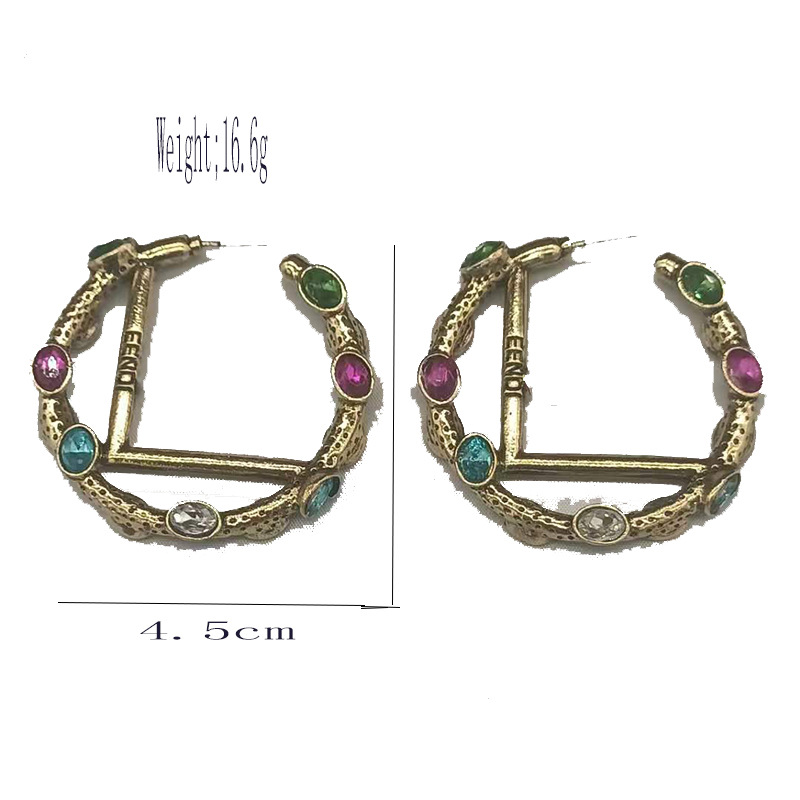 Fashion Women 18K Gold Plated Designer Ear Stud Earrings Brand Designers Metal Geometry Double Letters Crystal Rhinestone Earring Wedding Party Jewerlry 8Style
Fashion Women 18K Gold Plated Designer Ear Stud Earrings Brand Designers Metal Geometry Double Letters Crystal Rhinestone Earring Wedding Party Jewerlry 8Style