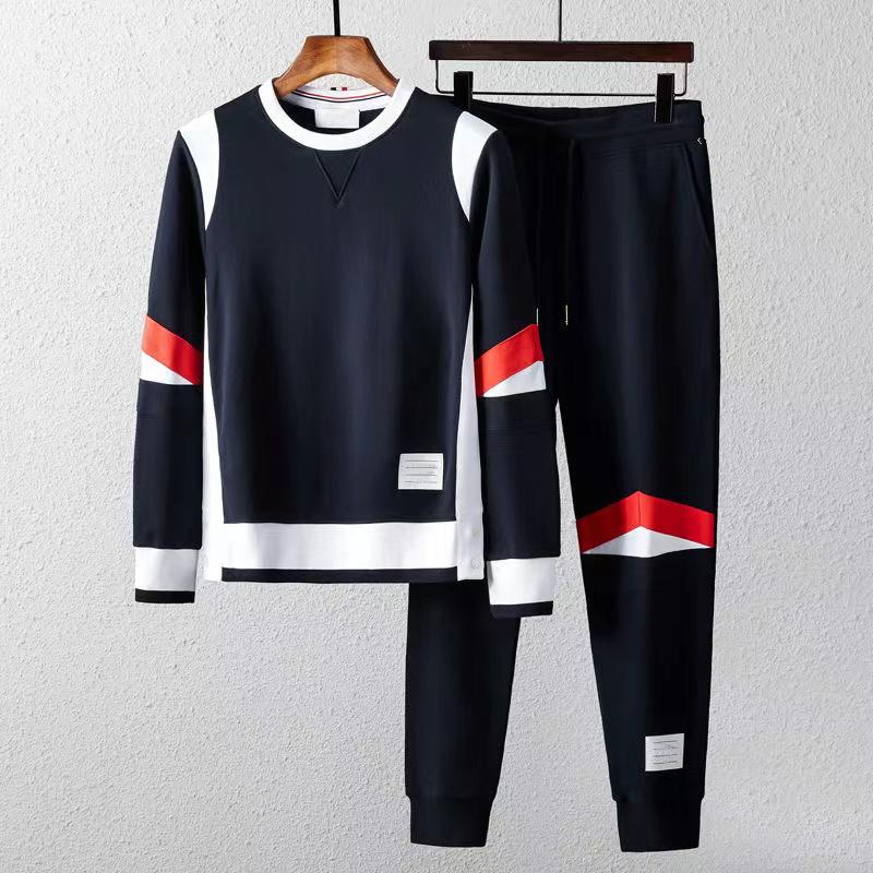 Autumn winter pure cotton Loopback Jersey Knit Engineered arm stripe thom Sweatshirt Crewneck Pullover brown men's women Sweaters M-5XL f4
Autumn winter pure cotton Loopback Jersey Knit Engineered arm stripe thom Sweatshirt Crewneck Pullover brown men's women Sweaters M-5XL f4