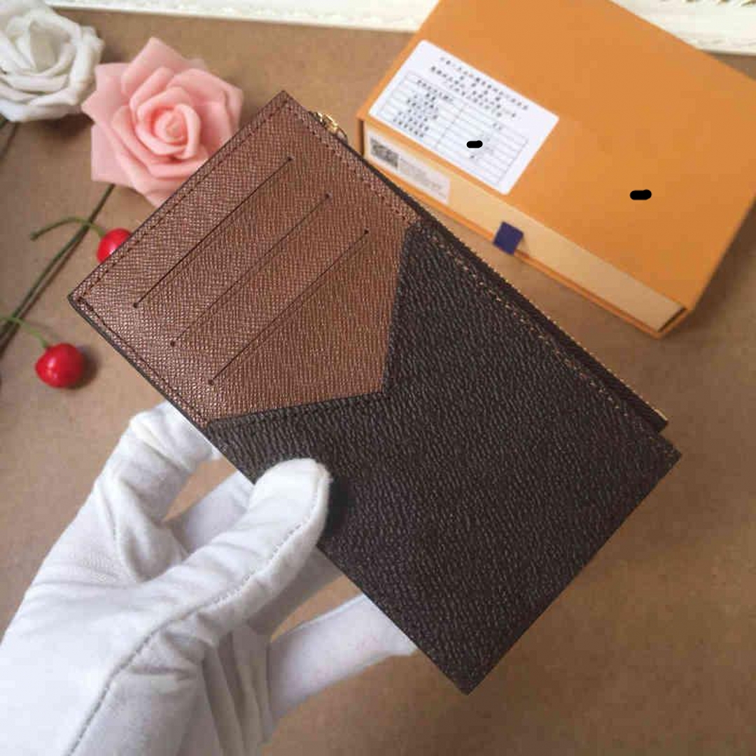 2022 Luxury Designer Mens Womens Card Holders Unisex Pocket Fashion Mini Credit Card Holder Bag Classic Coin Purse Zipper Wallet, Black cross grain
2022 Luxury Designer Mens Womens Card Holders Unisex Pocket Fashion Mini Credit Card Holder Bag Classic Coin Purse Zipper Wallet, Black cross grain