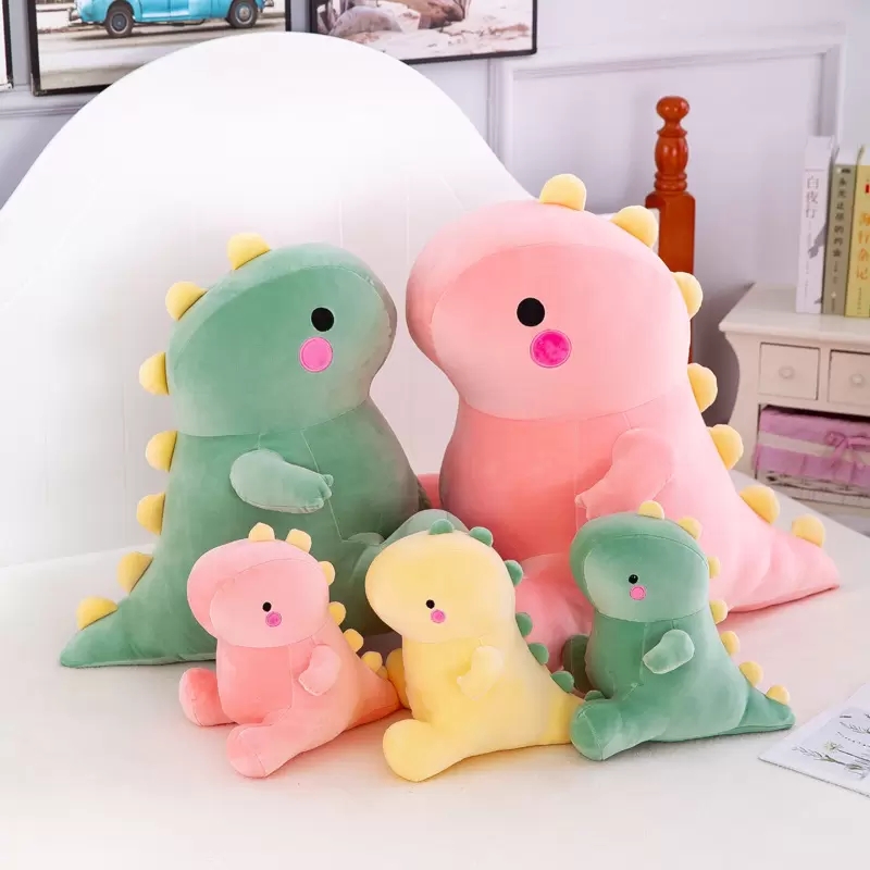 Small dinosaur doll plush toys cute dull dragon doll children sleep with pillow wholesale ZM1020